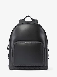 Cooper Medium Pebbled Leather and Signature Logo Commuter Backpack