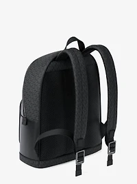 Cooper Medium Pebbled Leather and Signature Logo Commuter Backpack