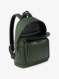 Cooper Medium Pebbled Leather and Signature Logo Commuter Backpack
