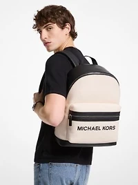 Cooper Two-Tone Canvas Dome Backpack