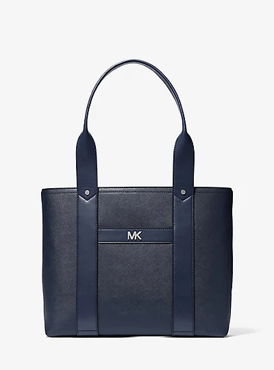 Cooper Saffiano Leather Tote Bag