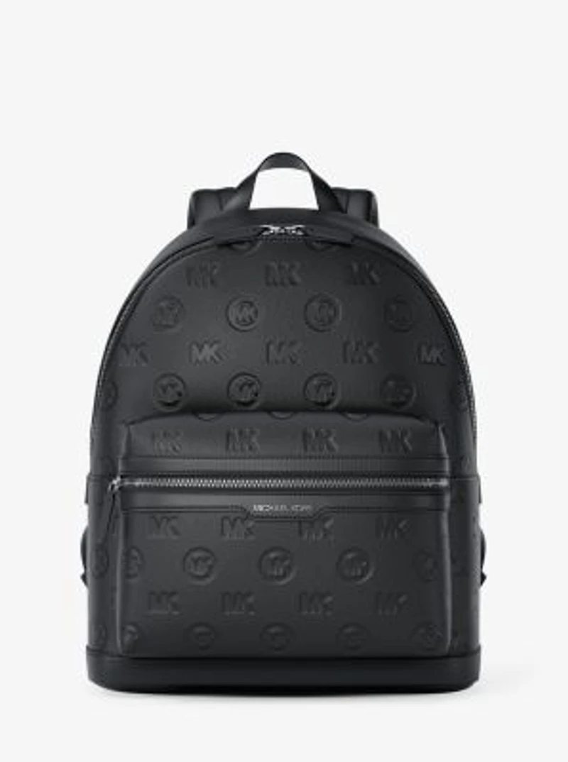 Cooper Medium Logo Debossed Dome Backpack