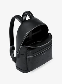 Cooper Medium Logo Debossed Dome Backpack