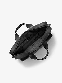 Pacey Medium Pebbled Leather Pocket Briefcase