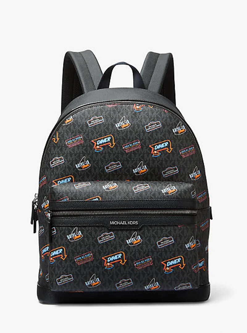 Cooper Embellished Signature Logo Dome Backpack