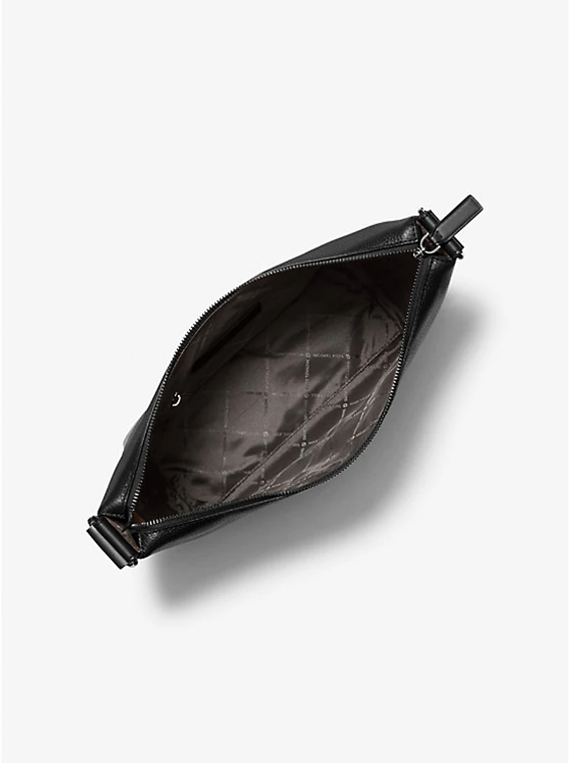 Cooper Pebbled Leather Crescent Bag