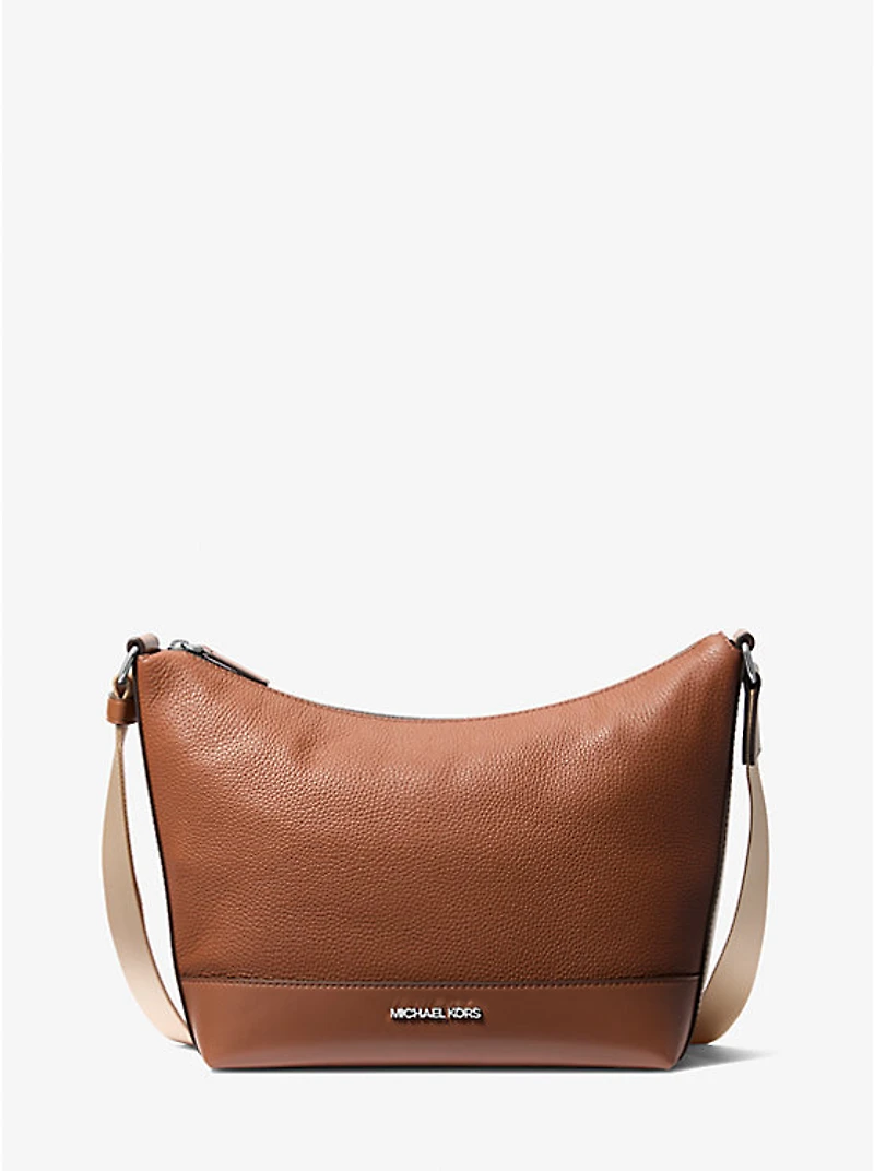 Cooper Pebbled Leather Crescent Bag