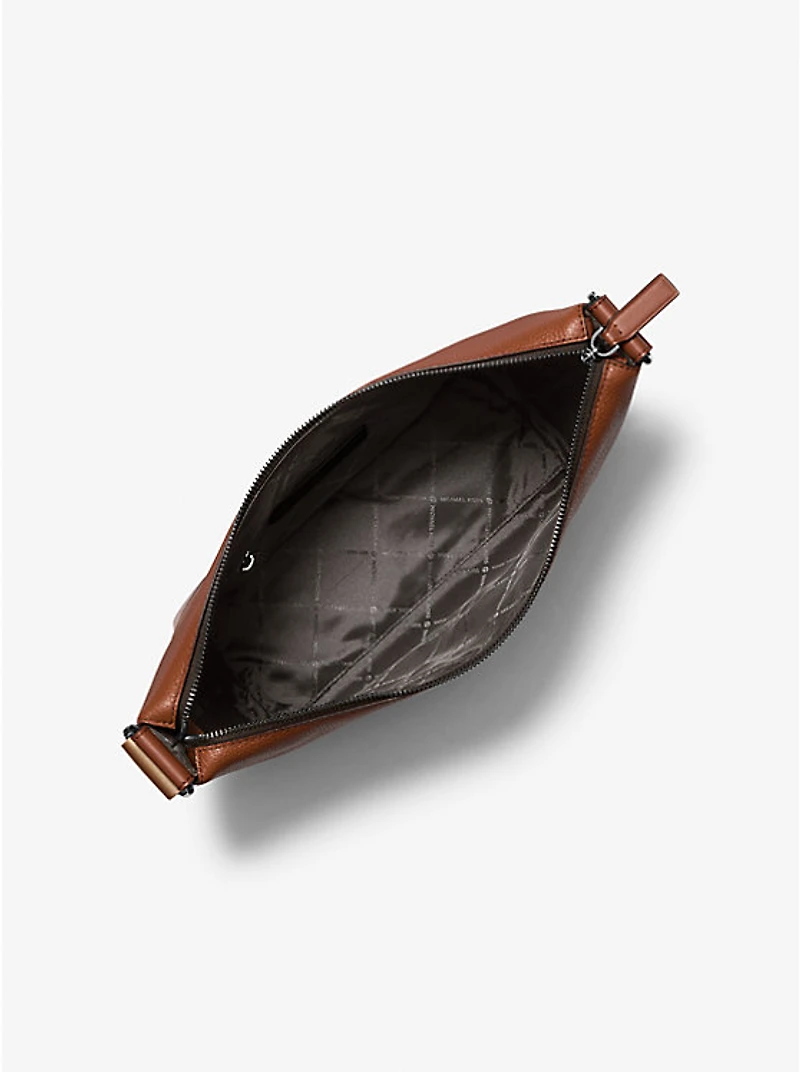 Cooper Pebbled Leather Crescent Bag