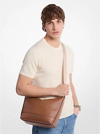 Cooper Pebbled Leather Crescent Bag