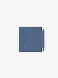Edison Scratch-Resistant Leather Card Case with Money Clip