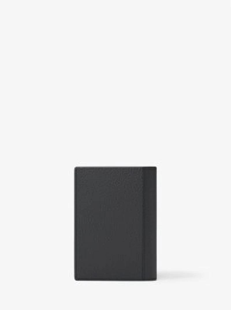 Hudson Pebbled Leather Folio Card Case