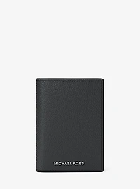 Hudson Pebbled Leather Folio Card Case
