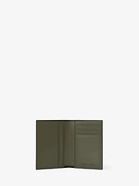 Hudson Pebbled Leather Folio Card Case