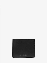 Varick Saffiano Leather Billfold Wallet With Passcase