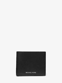 Varick Saffiano Leather Billfold Wallet With Passcase