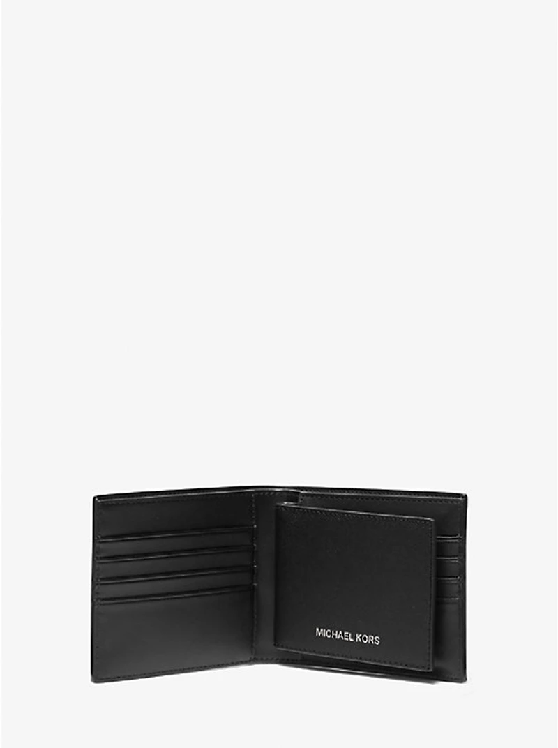 Varick Saffiano Leather Billfold Wallet With Passcase
