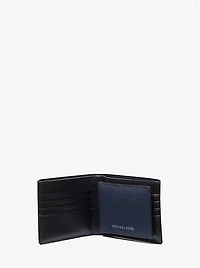 Varick Saffiano Leather Billfold Wallet With Passcase