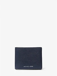 Varick Saffiano Leather Billfold Wallet With Passcase
