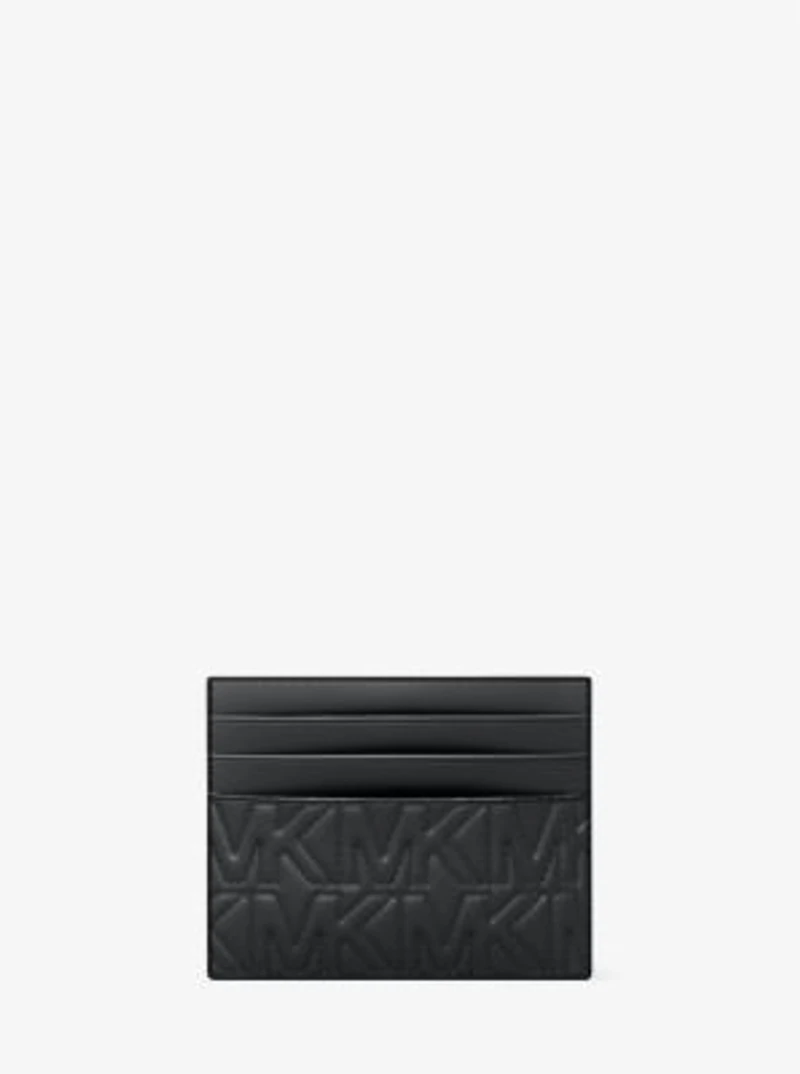 Hudson Quilted Logo Card Case