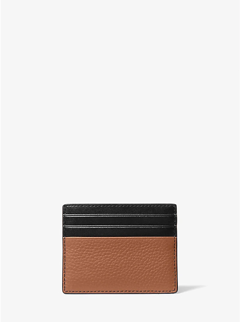 Hudson Pebbled Leather Card Case