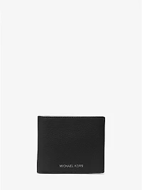 Hudson Pebbled Leather Billfold Wallet