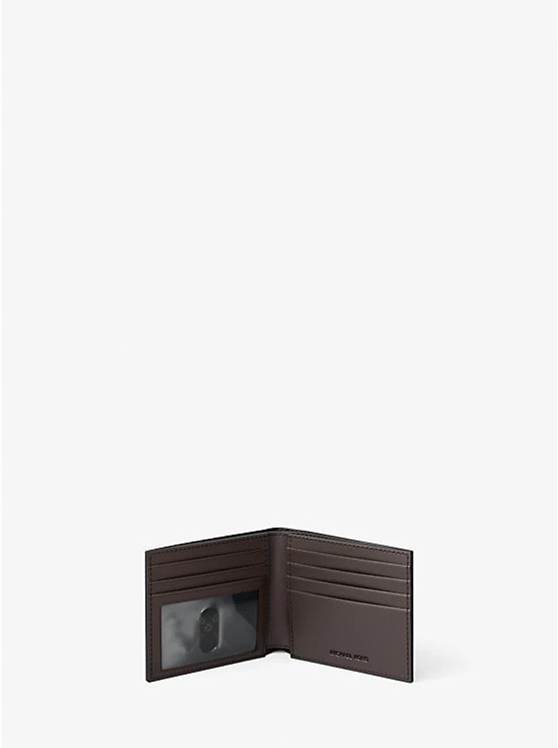 Hudson Pebbled Leather Billfold Wallet