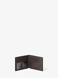 Hudson Pebbled Leather Billfold Wallet