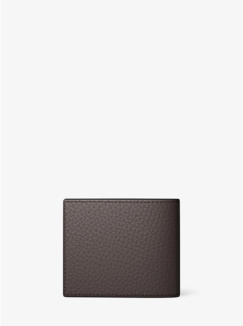 Hudson Pebbled Leather Billfold Wallet