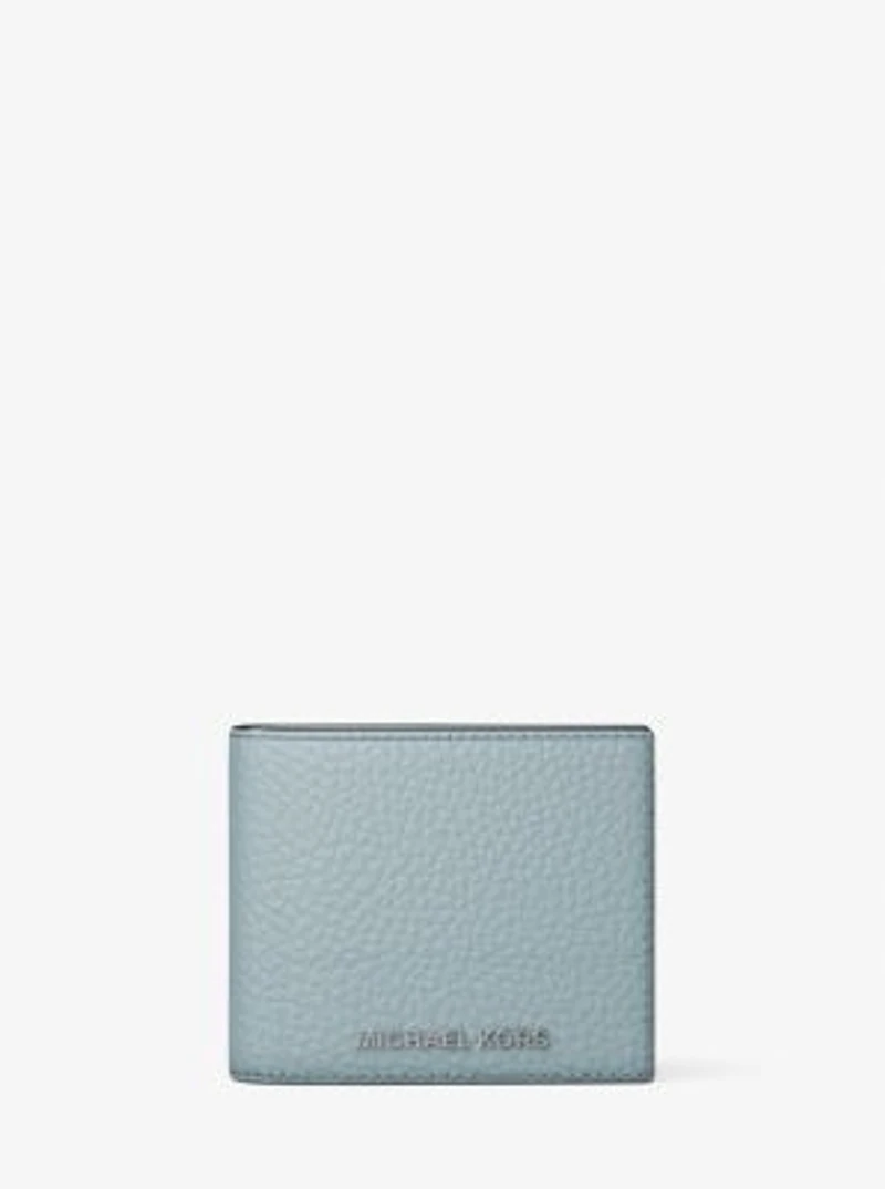 Hudson Pebbled Leather Billfold Wallet