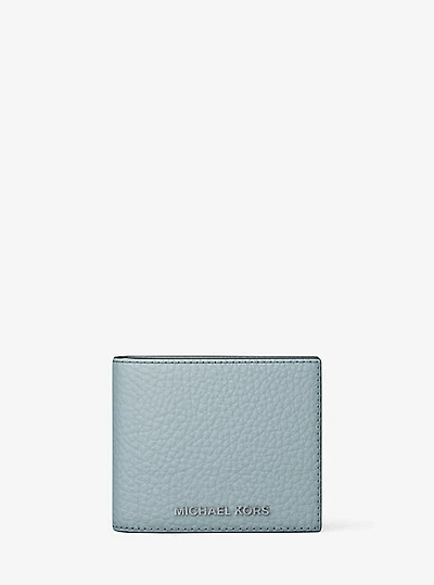 Hudson Pebbled Leather Billfold Wallet