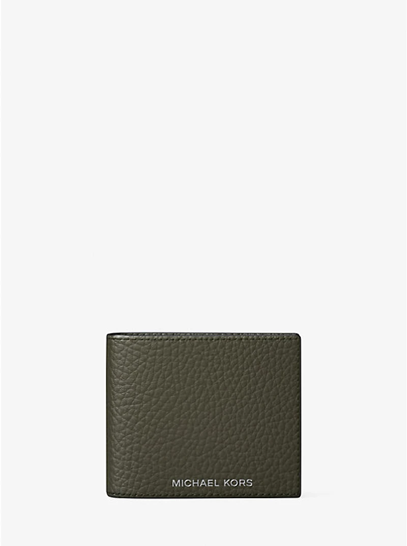 Hudson Pebbled Leather Billfold Wallet