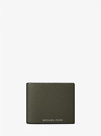 Hudson Pebbled Leather Billfold Wallet