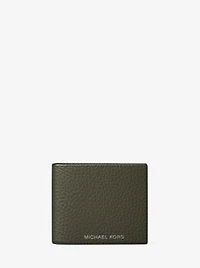 Hudson Pebbled Leather Billfold Wallet