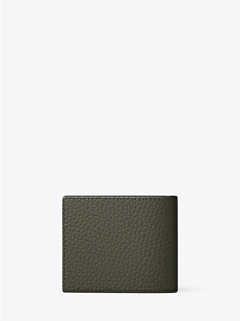 Hudson Pebbled Leather Billfold Wallet