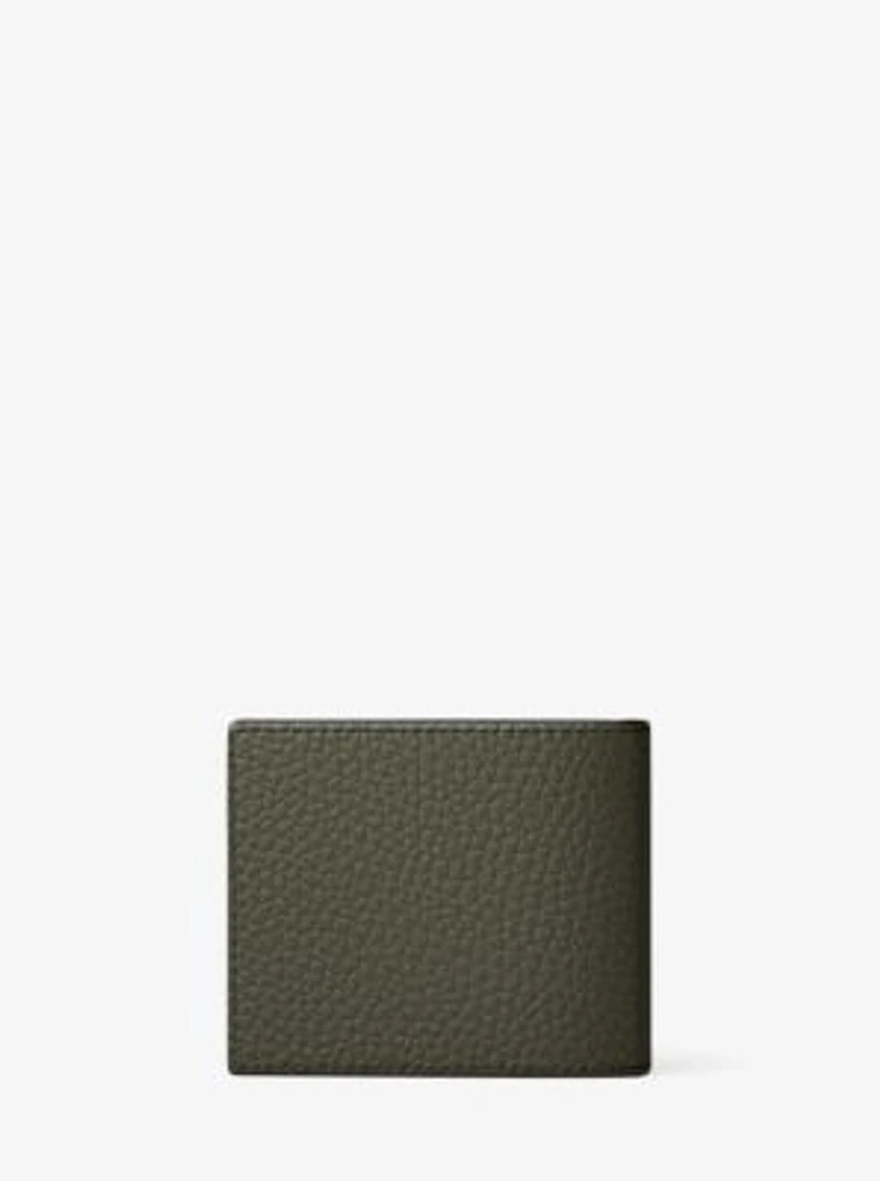 Hudson Pebbled Leather Billfold Wallet