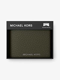 Hudson Pebbled Leather Billfold Wallet