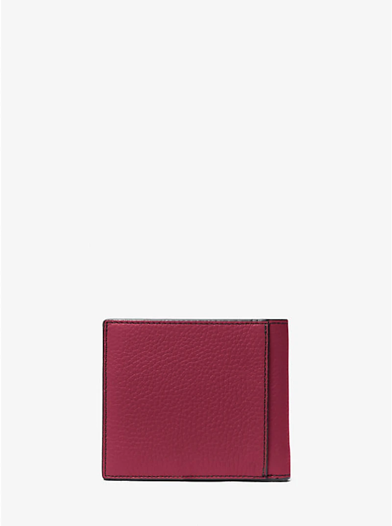 Hudson Pebbled Leather Billfold Wallet