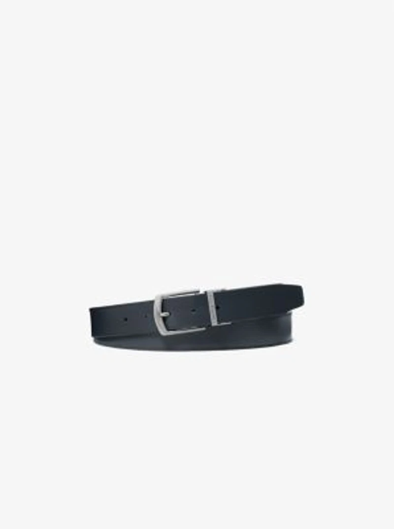 Reversible Signature Logo and Leather Belt