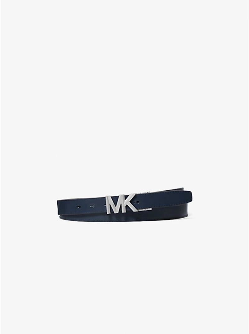 Reversible Signature Logo and Leather Belt