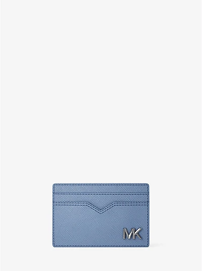 Edison Scratch-Resistant Crossgrain Leather Card Case