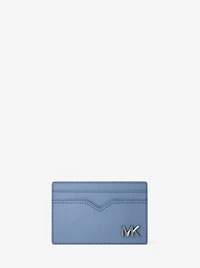 Edison Scratch-Resistant Crossgrain Leather Card Case