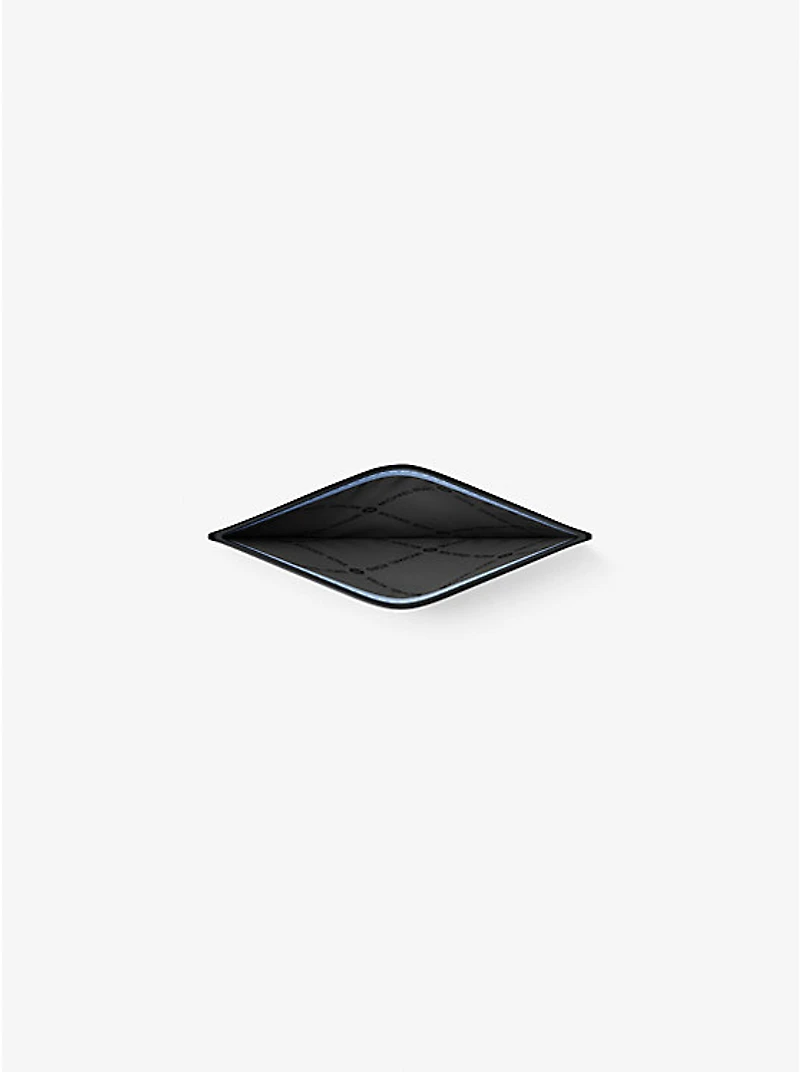 Edison Scratch-Resistant Crossgrain Leather Card Case