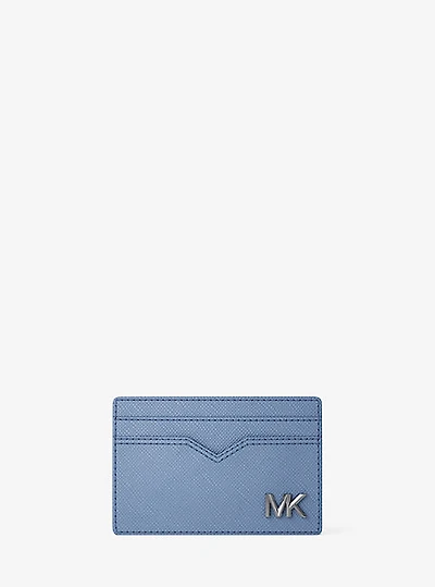 Edison Scratch-Resistant Crossgrain Leather Card Case