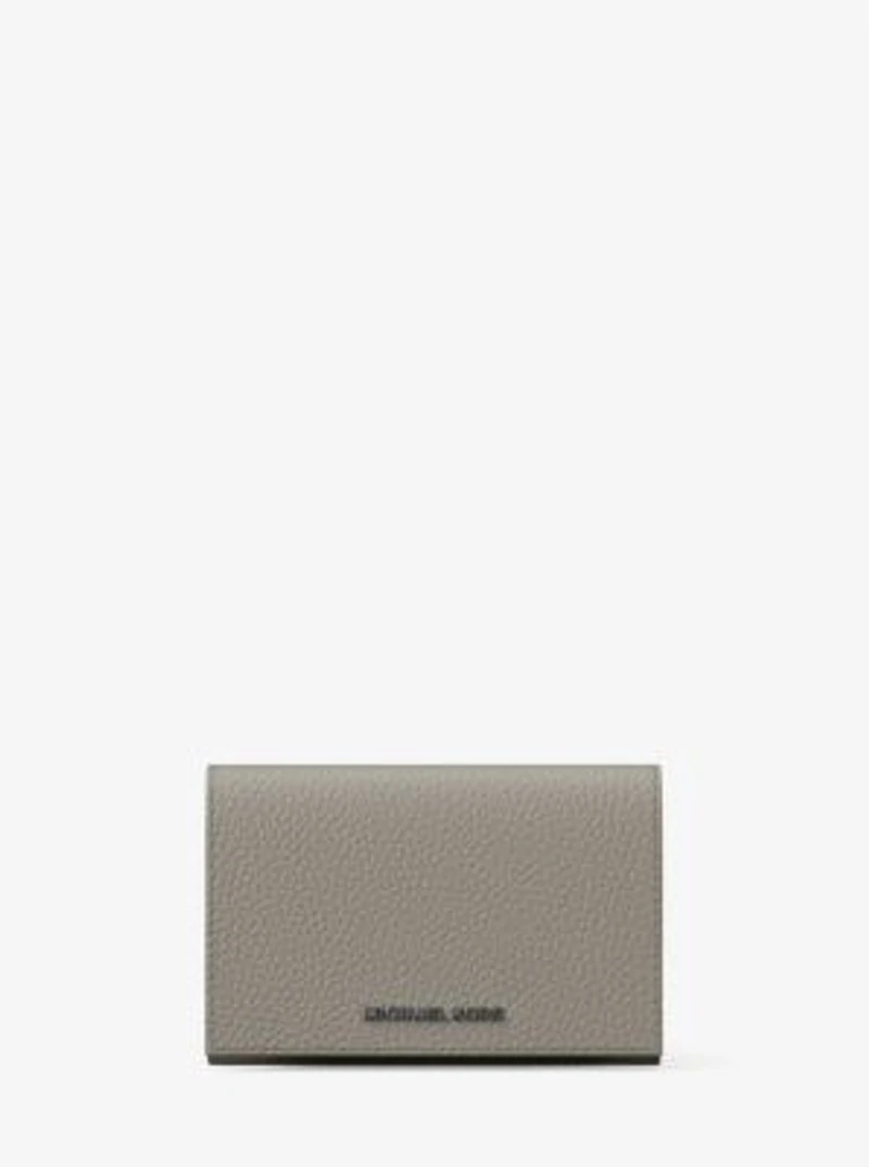 Hudson Pebbled Leather Card Case