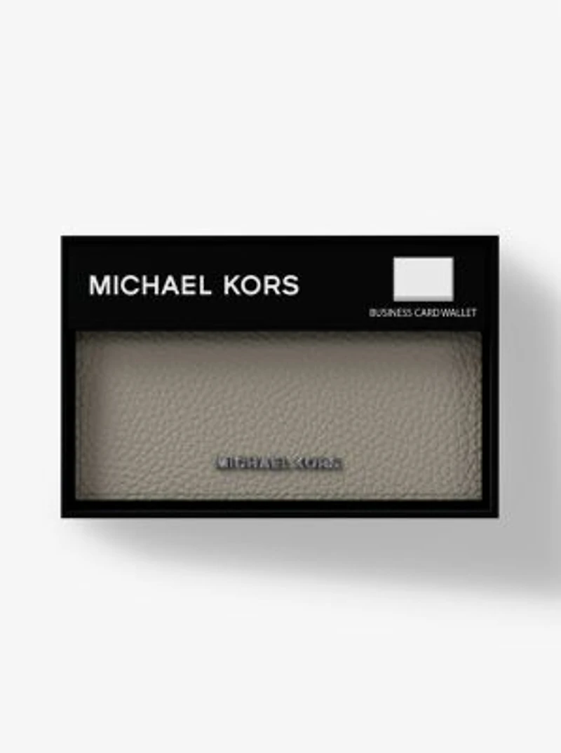 Hudson Pebbled Leather Card Case
