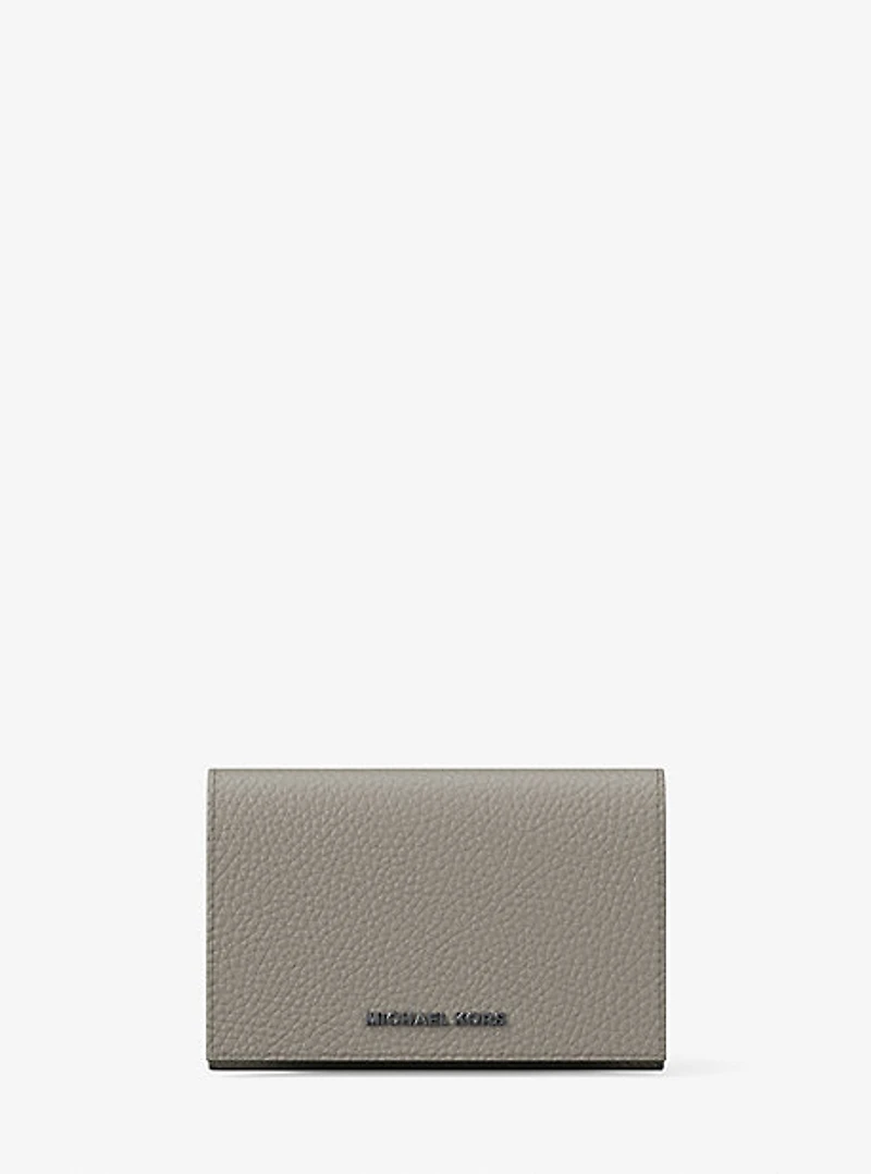 Hudson Pebbled Leather Card Case