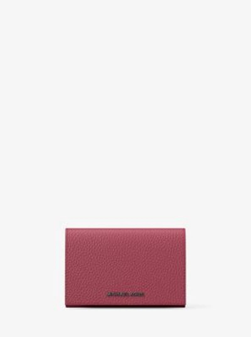 Hudson Pebbled Leather Card Case