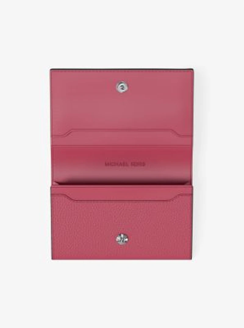 Hudson Pebbled Leather Card Case