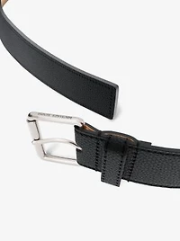 Pebbled Leather Belt
