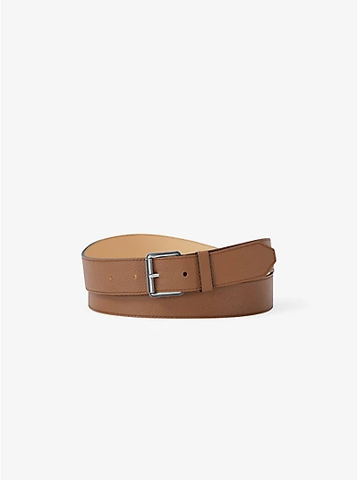 Pebbled Leather Belt